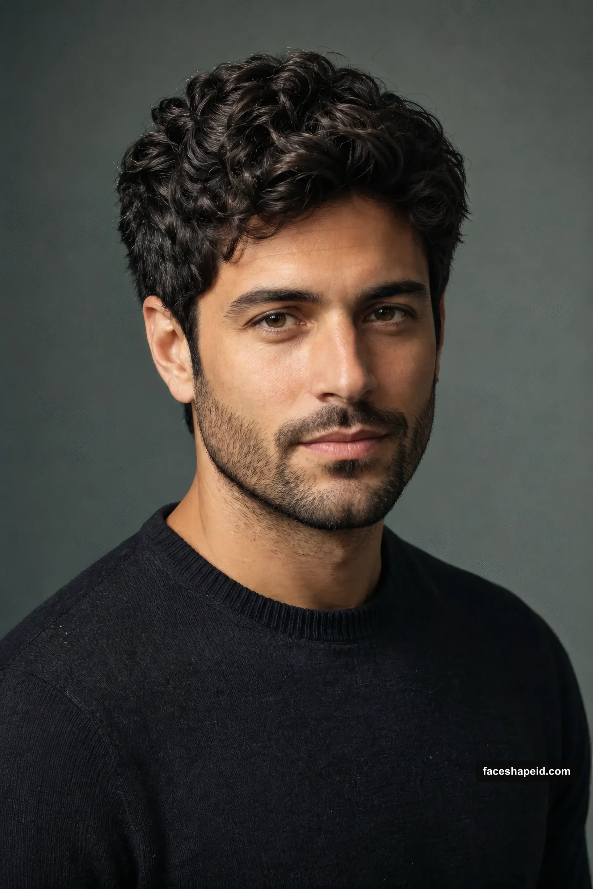 Men's hairstyle for thick hair: dense wavy texture with a textured top